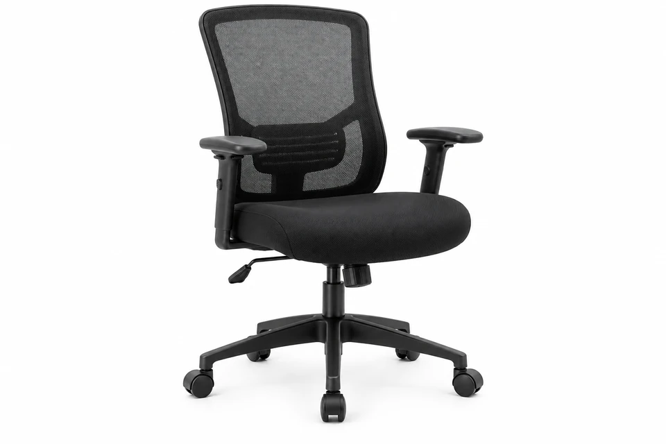 Office swivel chair on a white background